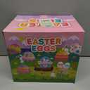 [ 6 Surprise Golden Eggs ] 100 Pack Prefilled Easter Eggs with Assorted Toys Inside, 100 Plastic Easter Eggs Fillers with Fidget Toys, Easter Basket Stuffers Easter Party Favors for Kids Boys Girls