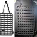 TACNEX Rigid MOLLE Panel for Car Seat Back Organizer Vehicle EDC Tactical Gear Holder Pouch Holster Mount Rack Modular Storage Plate Auto Interior Accessories for Truck Pickup SUV Van