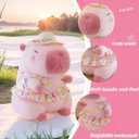 Cute Capybara Plush, 10 Inch Capybara Stuffed Animal Kawaii Capybara Doll Pillow Gifts for Boys Girls