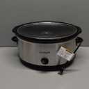 Crock-Pot 7 Quart Oval Manual Slow Cooker, Stainless Steel (SCV700-S-BR), Versatile Cookware for Large Families or Entertaining