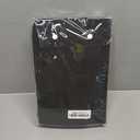 4U'LIFE Single Fitted Sheet, Prime 1800 Series, Ultra Soft & Comfortable, Double Brushed Microfiber (Black, Queen)