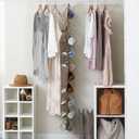 Household Essentials 20-Pocket Closet Shoe File, Beige