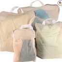 4 Pack Mesh Laundry Bag Mesh Laundry Bags Laundry with Handle for Washing Socks, Baby Items, Lingerie, Travel Garments (BEIGE, 4)