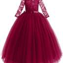 IWEMEK girls Modern (3-4T, Z-burgundy)