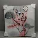 Empire Art Direct Frameless Free Floating Tempered Glass Panel Graphic Wall Art Ready to Hang, 24" x 24", Eucalyptus Bush 1