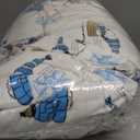 Franco Peanuts Snoopy Puffer Coat Holiday & Christmas Bedding Super Soft 100% Cotton Flannel Sheet Set, King (Officially Licensed Product)