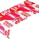 2 x Valentine's Day Football Table Runner 13 x 36 Inch Red Love Heart Touch Down Table Runner Football Birthday Party Decoration for Sport Home Kitchen Dining Party Supplies
