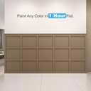 Art3d Pre-Cut Board and Batten Wainscoting Panel, Covers 10 ft, White