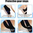 Dog Knee Brace for Torn ACL/CCL & Hind Leg Support - Adjustable Brace for Arthritis Relief, Joint Stability & Injury Recovery - Fits Small & Medium Dogs