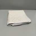 Geometric Jacquard Plush Warm Sofa Couch Cover, Soft Funny Fuzzy Couch Covers, Non Slip Sectional Sofa Slipcover, Cozy Washable Furniture Protector for Kids, Pets (Beige White, 28"x 28")