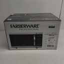 Farberware 1.1 Cu. Ft. Countertop Microwave Oven  1000 Watt Power, Auto Cook Settings, Defrost, Easy Clean and Child Safety Lock - Stainless