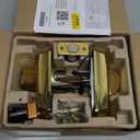 Schlage BE365 CAM 505 Camelot Keypad Deadbolt, Electronic Keyless Entry Lock, Bright Brass