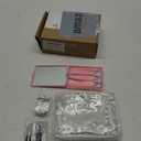 Maxdot 20 Pack Travel Makeup Containers Set Mini Makeup Brush Empty Bottles Kit with Finger Puff Spatulas Leak Proof Refillable Cosmetic Accessories for Liquid Toiletries Skincare Shampoo Mascara