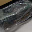 Freestanding Garden Hose Reel holds 125ft Hose of 5/8" with 4 Hooks, 4-Spike Outdoor Hose Holder with 3.9ft Leader Hose & Brass Fitting, Detachable Metal Hose Stand with Storage Rack, Black