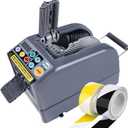Automatic Tape Dispenser, Tape Cutting Machine Electric Tape Cutter with Auto & Manual Modes 6 Preset Length,5-999mm Cutting Length,6-60mm Tape Width for Office Warehouse Package Packing