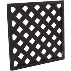 The Round Top Collection - Black Lattice Display Board - Wood & (Metal Peg)