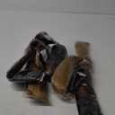 Ombre Braiding Hair 6 Packs 24 Inch Ombre Jumbo Braiding Hair Synthetic Braids Hair Extensions (Black/Dark Brown/Light Brown)