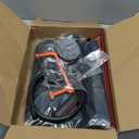 Sliding Magnetic Screen Door with Track Closure, Thicker 265g/ Reinforced Mesh, Retractable Privacy Curtain, Door Screen Magnetic Closure for Sliding & French Doors (Black, 34 * 82IN)