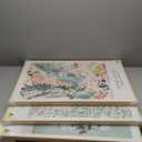 Framed Large Matisse Wall Art for Living Room, 3 Piece Vintage Sage Green Canvas Artwork for Walls, Botanical Floral Prints for Bedroom, Hallway, Home Office Decor, Total Size 30x60 Inches