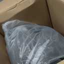 Chill Sack 5' Bean Bag Chair Cover Only Soft Microfiber Replacement Cover for Giant Pouf, Cozy Furniture for Living Room, Dorm & Kids' Rooms, Add Your Own Filling, Durable Cover, Pebble 5 Ft - Gray