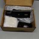 RENO Aluminum Front Tow Hook, Tundra Tow Hooks with 3/4" D-Ring Shackle Compatible with Tundra / RS145 / Sequoia / LX57/ Land Cruiser Truck Vehicle Towing Recovery (Black, 2Pcs)