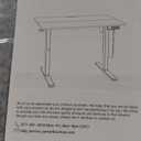 HUANUO Electric Standing Desk, 63 x 24 Inch Height Adjustable Computer Desk with Storage Bag, 4 Height Memory Settings, Sit Stand Up Desk for Home Office, White