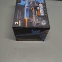 Electric Water Gun for Adults Kids, Automatic WaterGun with Led Light, Long Range Transparent Electric Squirt Gun Blaster Summer Outdoor Pool Party Toys Gifts for Boys Girls 2Pack(Blue Black)