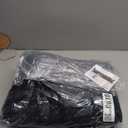 Obstal 6 Pack Stretch Spandex Table Covers for 6 Foot Tables - 6 FT Universal Rectangular Fitted Tablecloth Protector for Wedding, Banquet, Party (Black, 72 Length x 30 Width x 30 Height Inches)