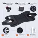 Galvaran Professional Knee Brace for Women & Men Breathable Knee Support with Side Stabilizers, Adjustable knee brace for Meniscus Tear, ACL, MCL Arthritis Knee Pain Relief,Injury Recovery (Small, Black)