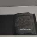 Popotop Photo Album 4x6 200 Pockets for Wedding Gifts,Linen Hardcover Picture Albums for Family Anniversary Baby Vacation Pictures (Black)