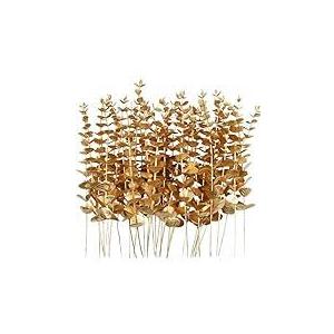 TGANNYOCR Silver Artificial Eucalyptus Stems 15''Fake Eucalyptus Leaves Decor Faux Branches for Wedding Bouquet Centerpiece Vase Flower Arrangement Home Decoration