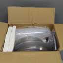 Pureegg Clear Plastic Plates Set - 350 Pcs Complete Dinnerware Sets for 50 Guests, Disposable Plates, Utensils, Cups, Napkins Included, for Party, Gathering, Wedding, Daily Use