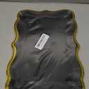 Havawish 24 Pcs 9" x 13" Black Disposable Paper Serving Trays and Platters Food Platters for Parties White Trays Cupcake Platter Bandejas Decorativas para Fiestas for Birthday Party Weddings