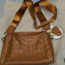 Kattee Leather Small Woven Crossbody Bag