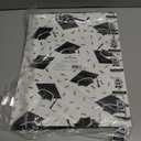 Hallmark 13" Large Graduation Gift Bags Assortment with Tissue Paper (3 Bags: Mortarboards, Class of 2023, Congrats) in Black, White and Gold