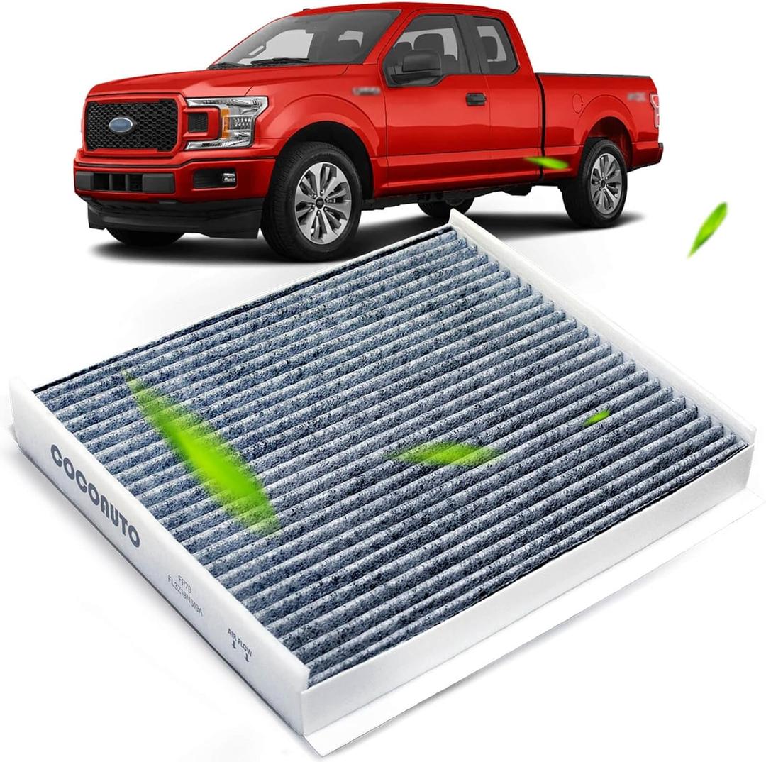 Cabin Air Filter for 2015-2023 Ford F150,2017-2023 F250 F350 F450 F550 Super Duty,2018-2023 Expedition Lincoln Navigator FL3Z19N619A FP79 FP9
