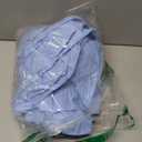 DEMEANOR Mens Linen Shirt Long Sleeve Casual Cotton Solid Regular Fit Wedding Summer Beach Button Down Shirt (XX-Large, Blue)