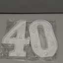 H:7.88 Inches Light Up Numbers 40 Sign for Party Decor, Happy 40th Birthday Decorations for Women, 40 Year Old Party Centerpieces Table Decorations for Men, 40 Wedding Anniversary