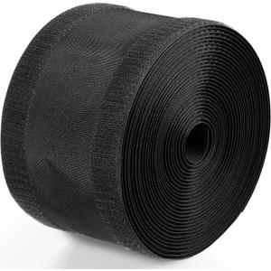 Syhood Cord Cover Floor Carpet Cable Cover Floor Wire Protector Cable Management for Office Carpet Organized and Protect(4 Inch x 100 Feet,Black)