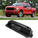 Moonlinks Compatible with 2015-2020 Ford F150 Door Handle, F150 Front Left Driver Side Exterior Door Pull Handle Replacement with Key Hole,Smooth Black(14603639/FL3Z1522405HBPTM)