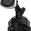 Scosche MP2CUPM-SP MagicMount Pro2 Cup Holder Magnetic Cell Phone Holder Car Mount Kit Compatible with MagSafe, iPhones, Galaxy, Pixel & All Smartphones (1 Pack)