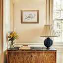 Gold Framed Wall Art Vintage Minimalist Birds Canvas Art Farmhouse Animals Picture Sketch Wall Decor Antique Prints Rustic Paintings Country Artwork for Bedroom Bathroom Living Room 12x16 Inch