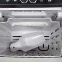 EUHOMY Nugget Ice Maker Countertop, Max 40lbs/Day, Auto-Cleaning, 2Qt Reservoir, Compact Sonic Ice Maker with 2.5lbs Basket and Scoop, Soft Chewable Nugget Ice for Home/Party/RV/Camping (Stainless)