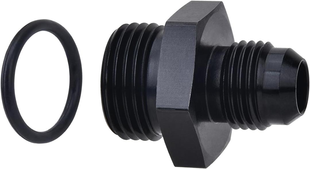EVIL ENERGY 6AN Flare to AN8 ORB Male O-Ring Fitting Adapter 2PCS