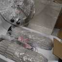 OYEARS 26.5" Table Lamps Set of 2 - Bedside Lamp with USB A+C Charging Ports,Rustic,Perfect for Nightstands and Bedrooms,Black