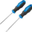 ROTATION 2-Piece Magnetic Screwdrivers Set with Nichrome tip, 1 Phillips and 1 Slotted Tips, Professional Cushion Grip Screwdriver Set with High Torque, 5 * 100mm, PH1*100mm