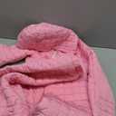 Haloumoning Kid Snowsuit Girls Hooded Waterproof Insulated Ski Suit, Pink Size 160