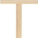 Juvale 2 Pack Wood Crosses for Crafts and Table Displays, Wooden Cross (7.9 x 15.5 In) - Tabletop Crosses