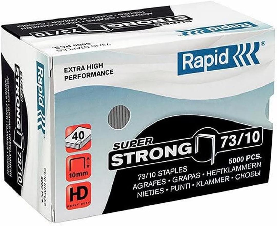 Rapid 24890400 3/8-Inch 73 Series Staples for Stapling Pliers with HD31, 5000 Per Box