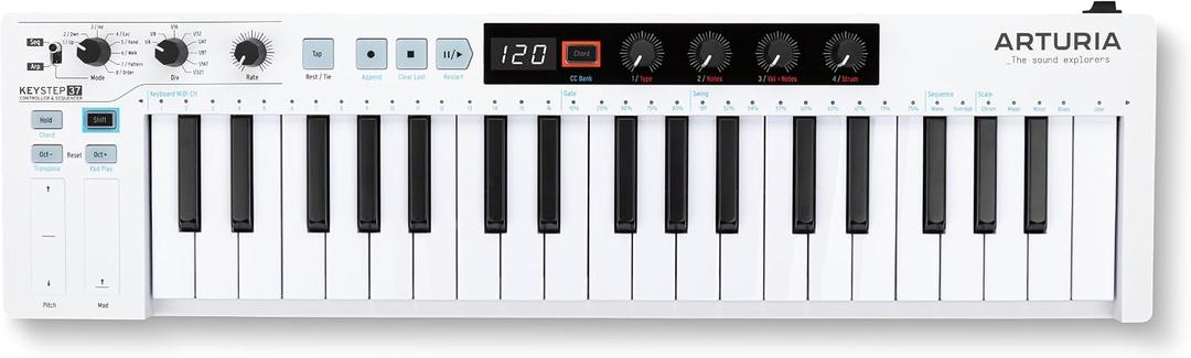 Arturia KeyStep 37 Controller & Sequencer USB/MIDI/CV Keyboard Controller